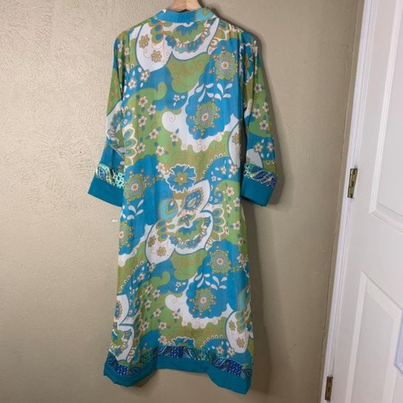 Bliss Couture Women's 34 Sleeves Kurti Dress Multicolor Medium - Picture 3 of 7